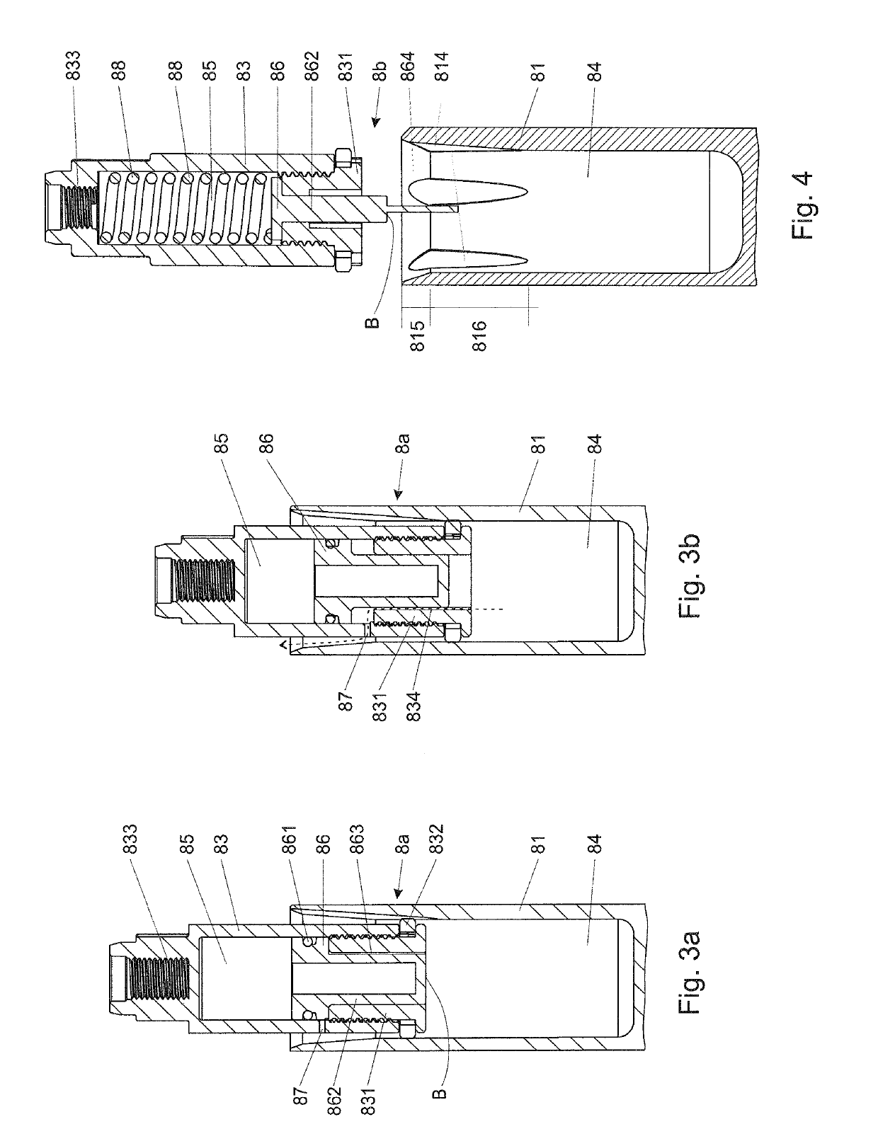 Hydraulic damper with a hydraulic compression stop assembly