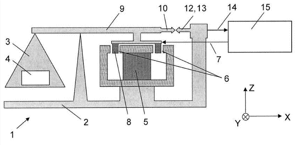 Weighing cell operating on the principle of electromagnetic force compensation with optoelectronic position sensor