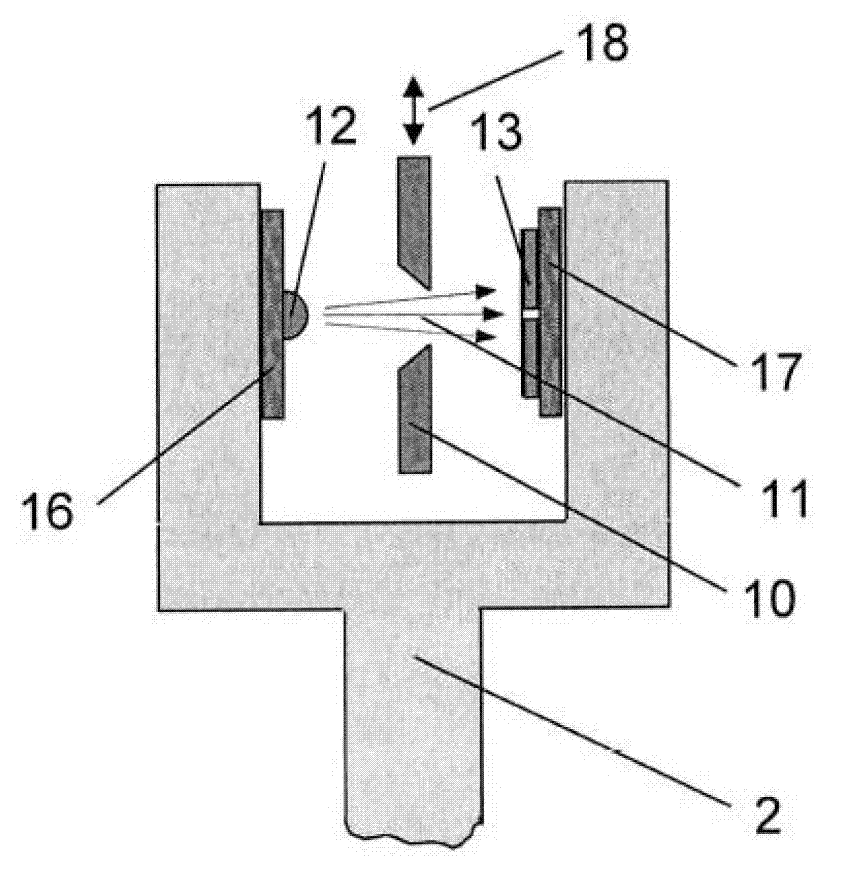 Weighing cell operating on the principle of electromagnetic force compensation with optoelectronic position sensor