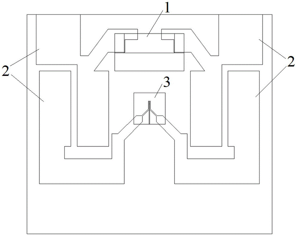 A nanomaterial transmission electron microscope in-situ photoelectric test chip, chip preparation method and application thereof