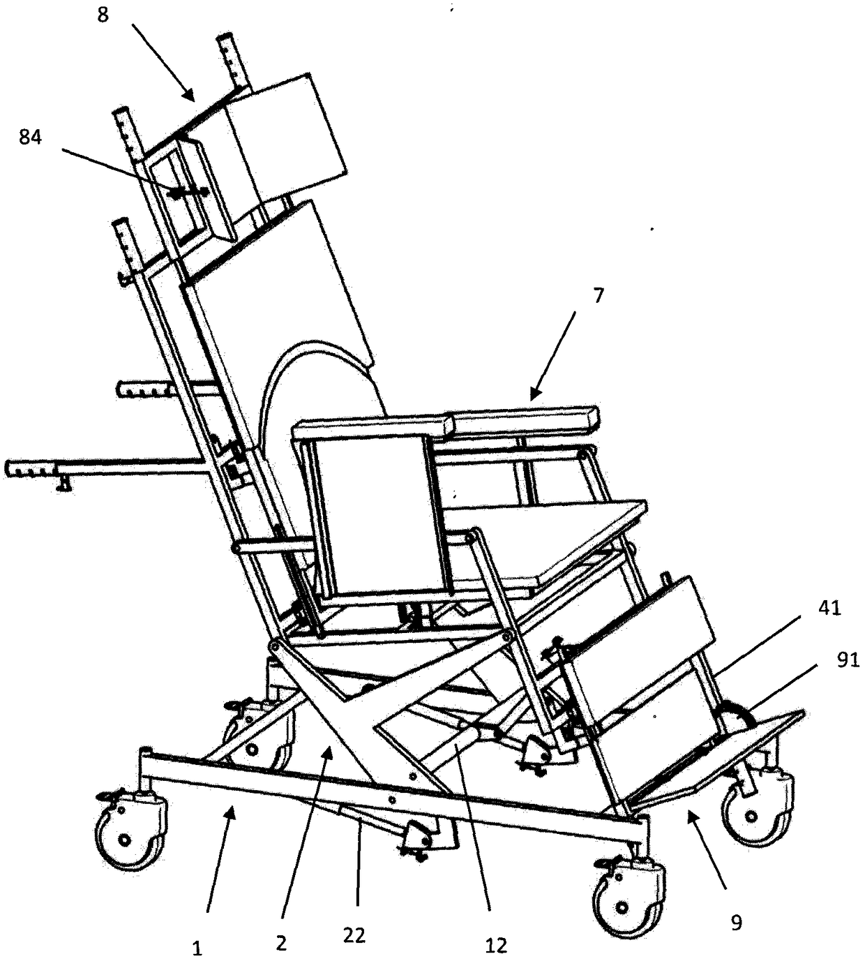 Multifunctional transfer chair