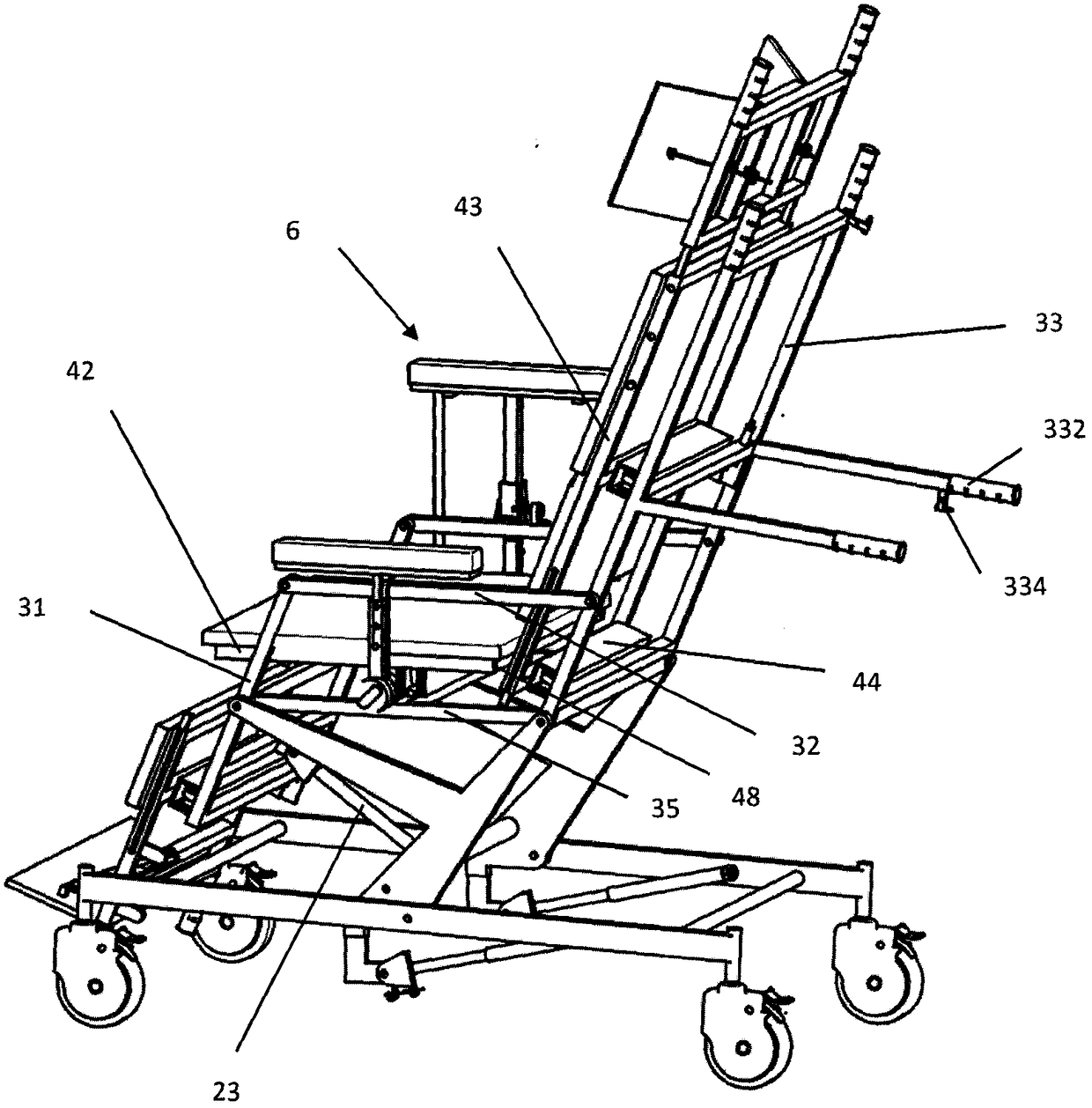 Multifunctional transfer chair