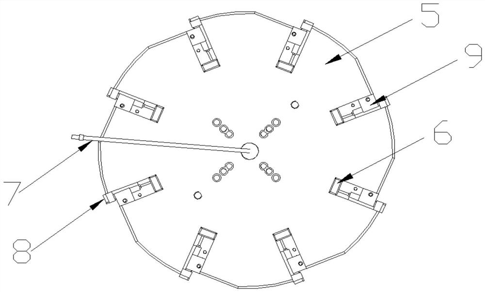 Rough boring tool and method for machining main bearing hole of diesel engine frame