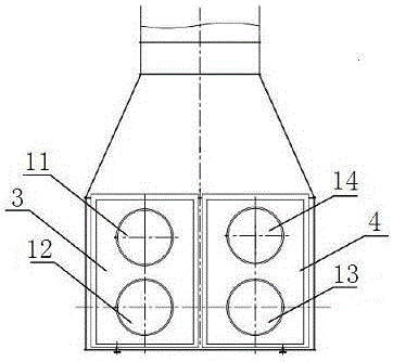 Dual-zone high back pressure variable working condition adjustable heat supply and pure condensing dual-purpose condensing steam heat exchange energy-saving device