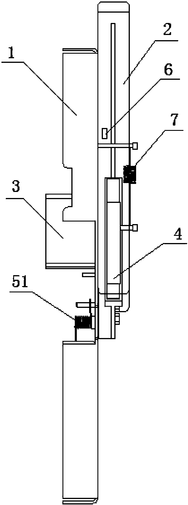 Gate driven by cam structure