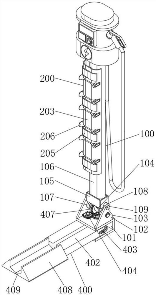 New energy automobile charging pile with toppling anti-collision structure