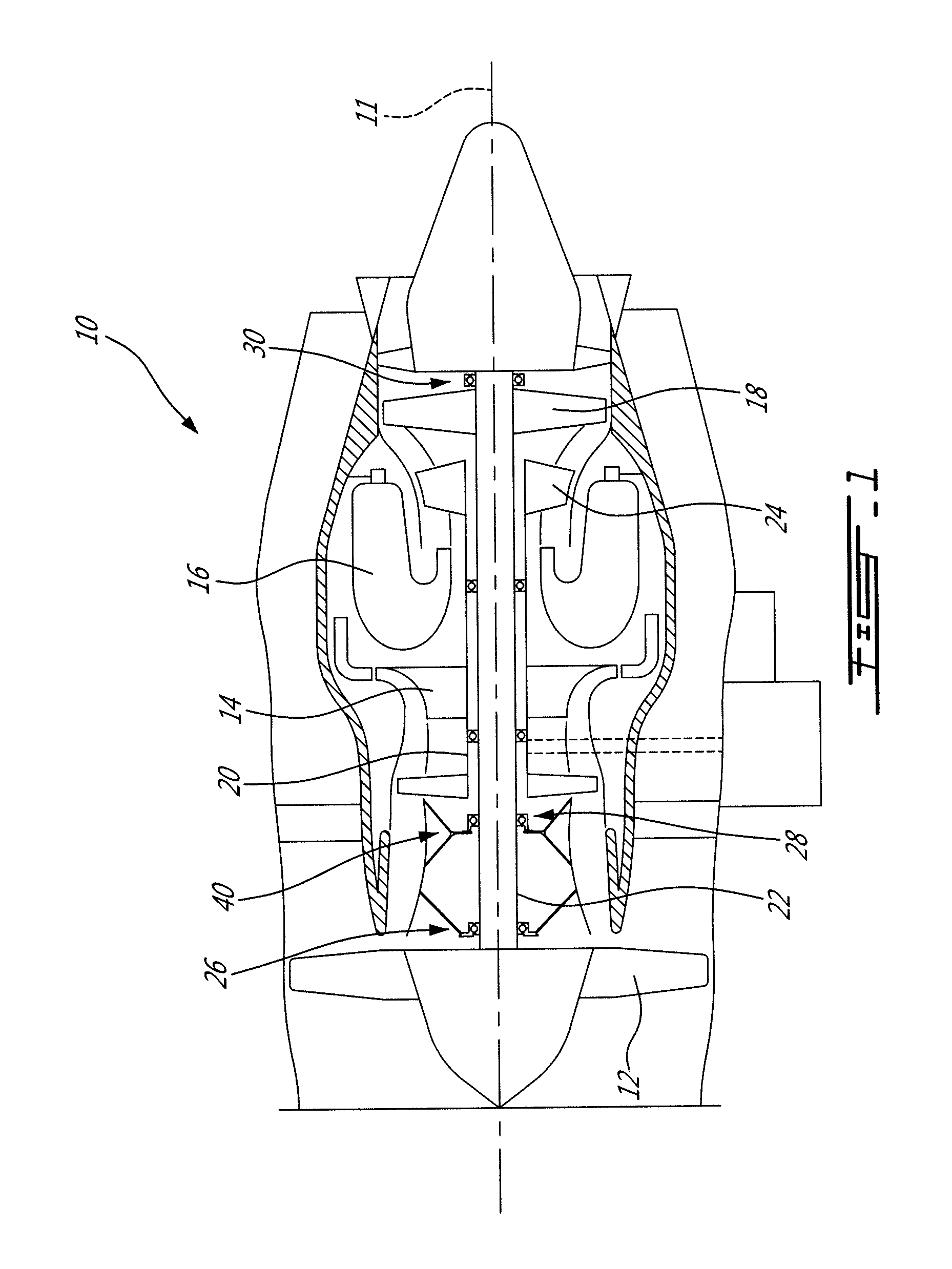 Double frangible bearing support