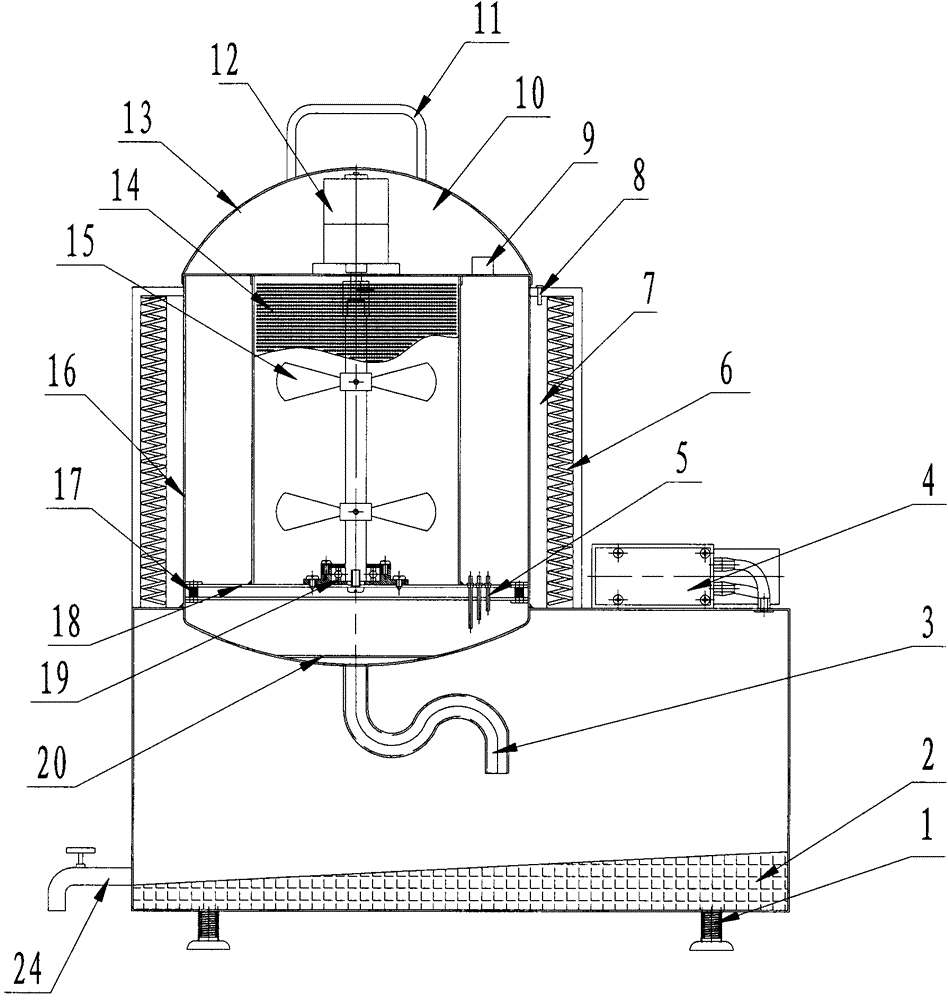 Traditional Chinese medicine preparation boiling and decoction machine