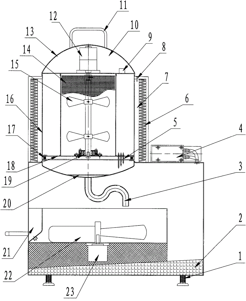 Traditional Chinese medicine preparation boiling and decoction machine