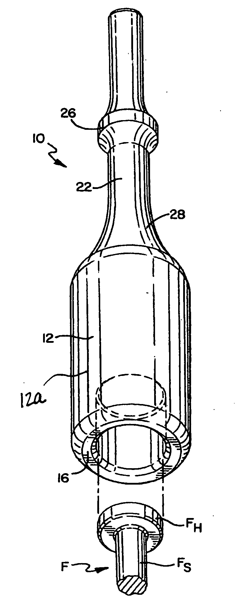 Tool bit for driving an elongated fastener