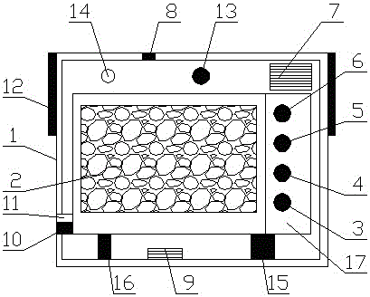 Visual interphone with alarm device