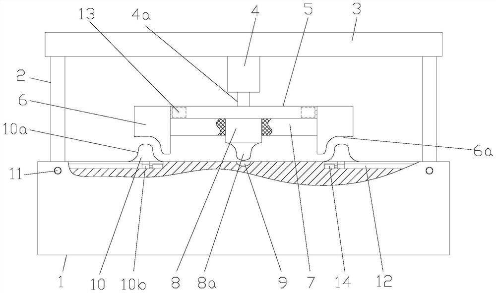 Adjustable clamping device for workpiece fastening