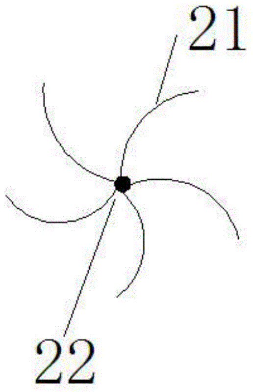 Direct-injection type centripetal gas inlet waste heat utilization device