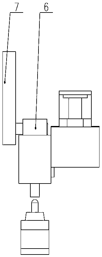 Single-motor three-station actuator and mechanical locking protection device thereof