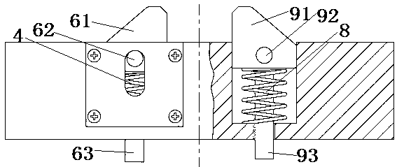 Single-motor three-station actuator and mechanical locking protection device thereof