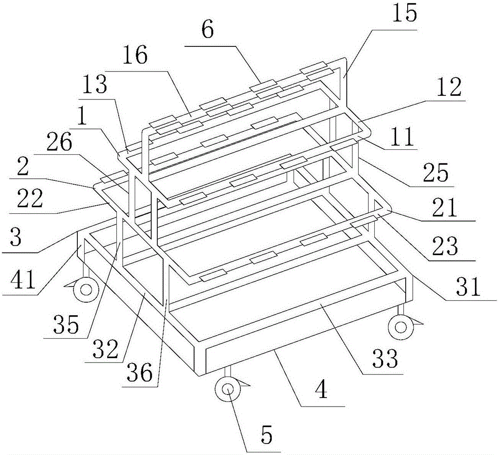 Auxiliary tool for terminals of vertical columns