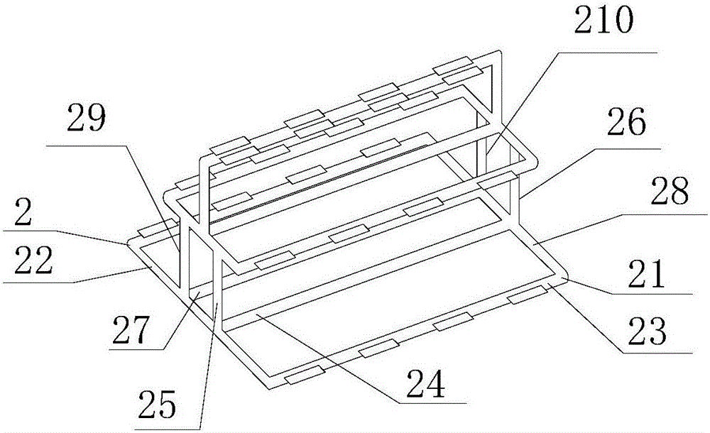 Auxiliary tool for terminals of vertical columns