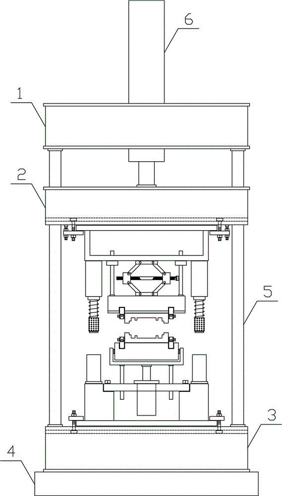 Aluminum profile bending forming device