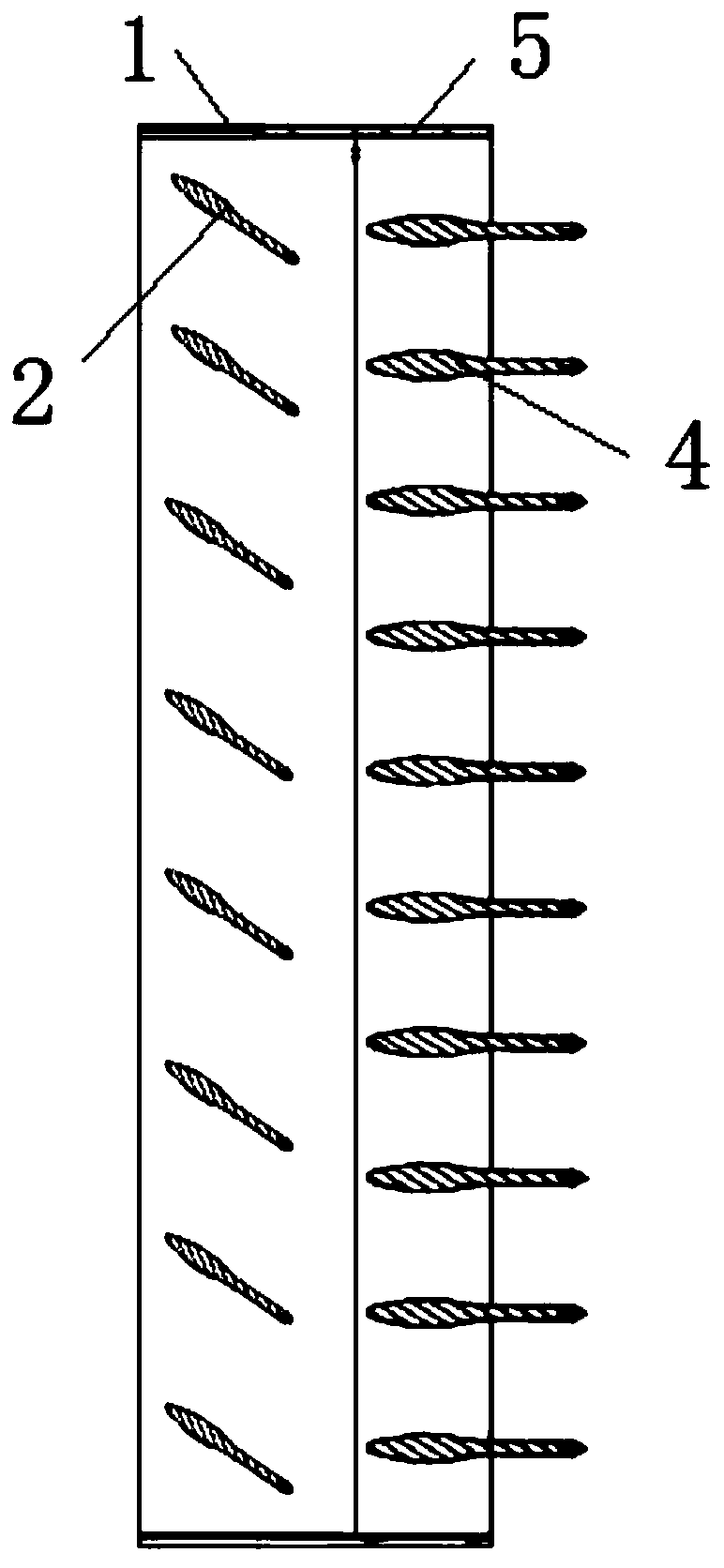 Double-layer ventilation grille for bullet train