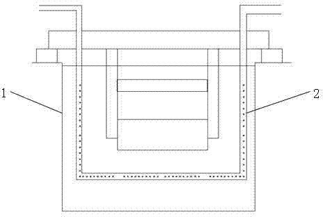 Treatment method for purifying zinc pot in hot galvanizing production