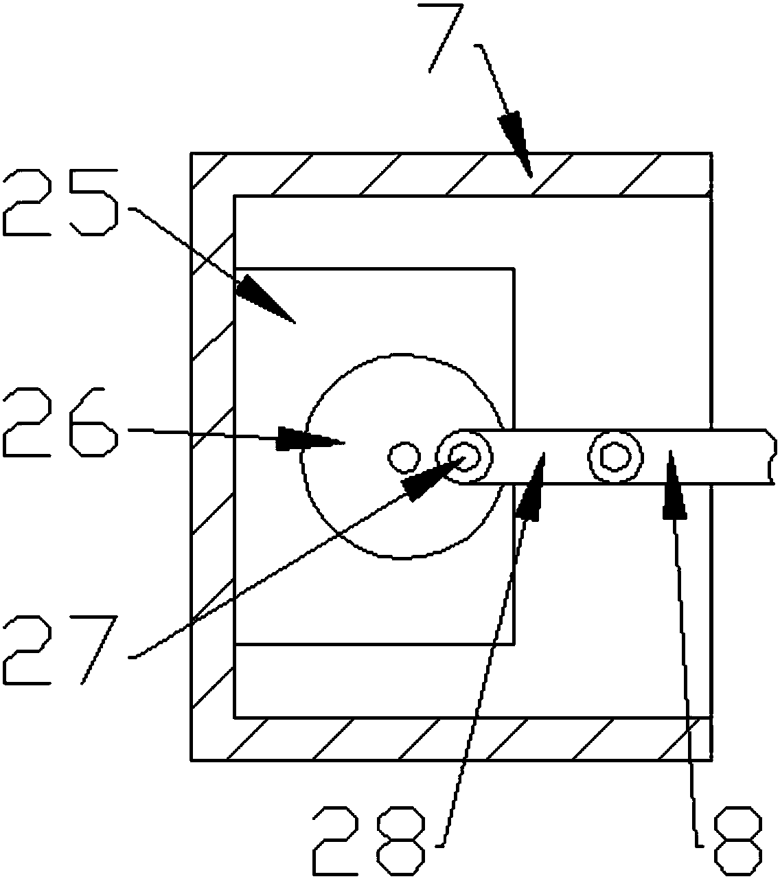 Tea screening and drying finish processing device