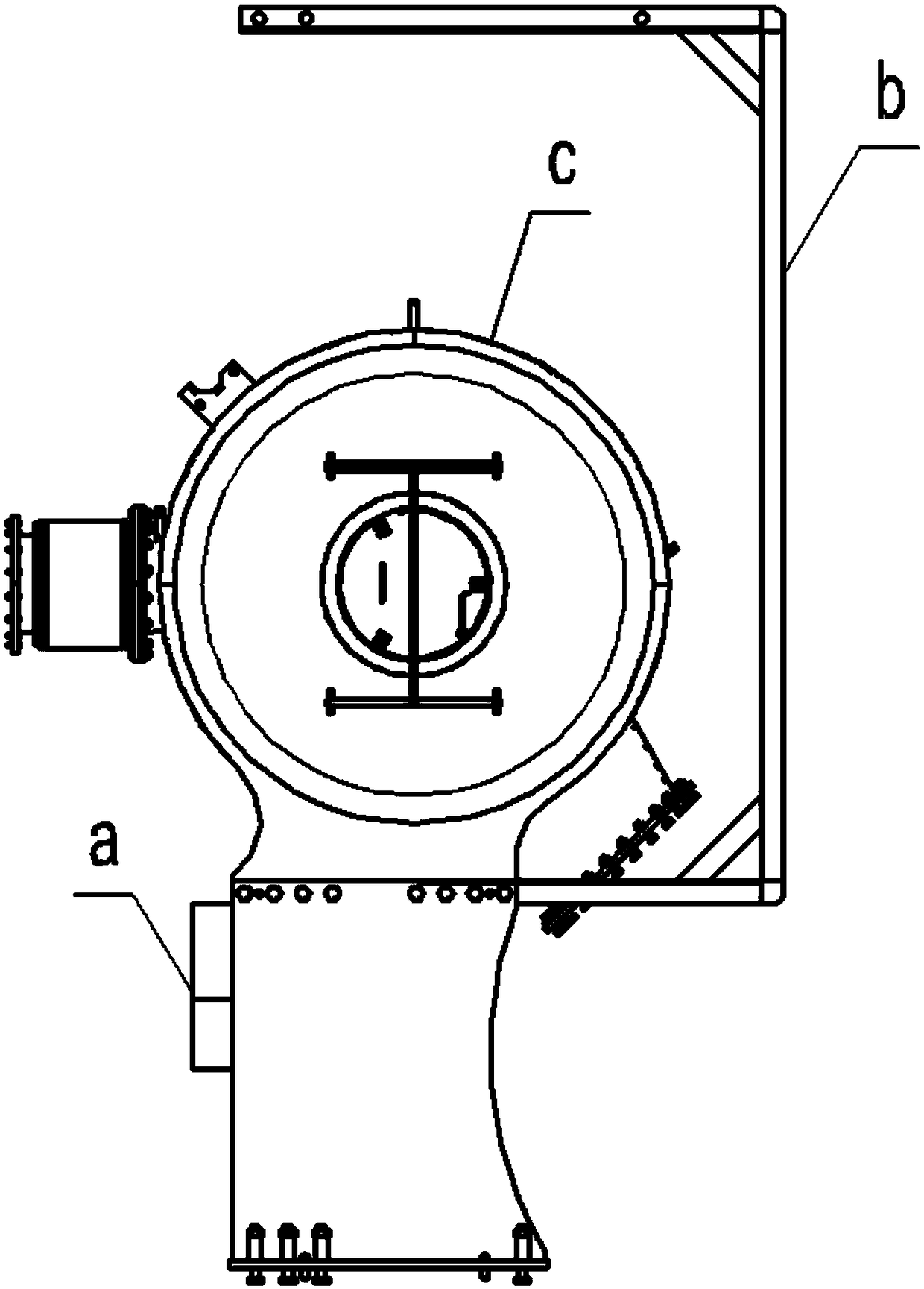 Hoisting tool and method for marine low-speed diesel engine electric vibration compensator