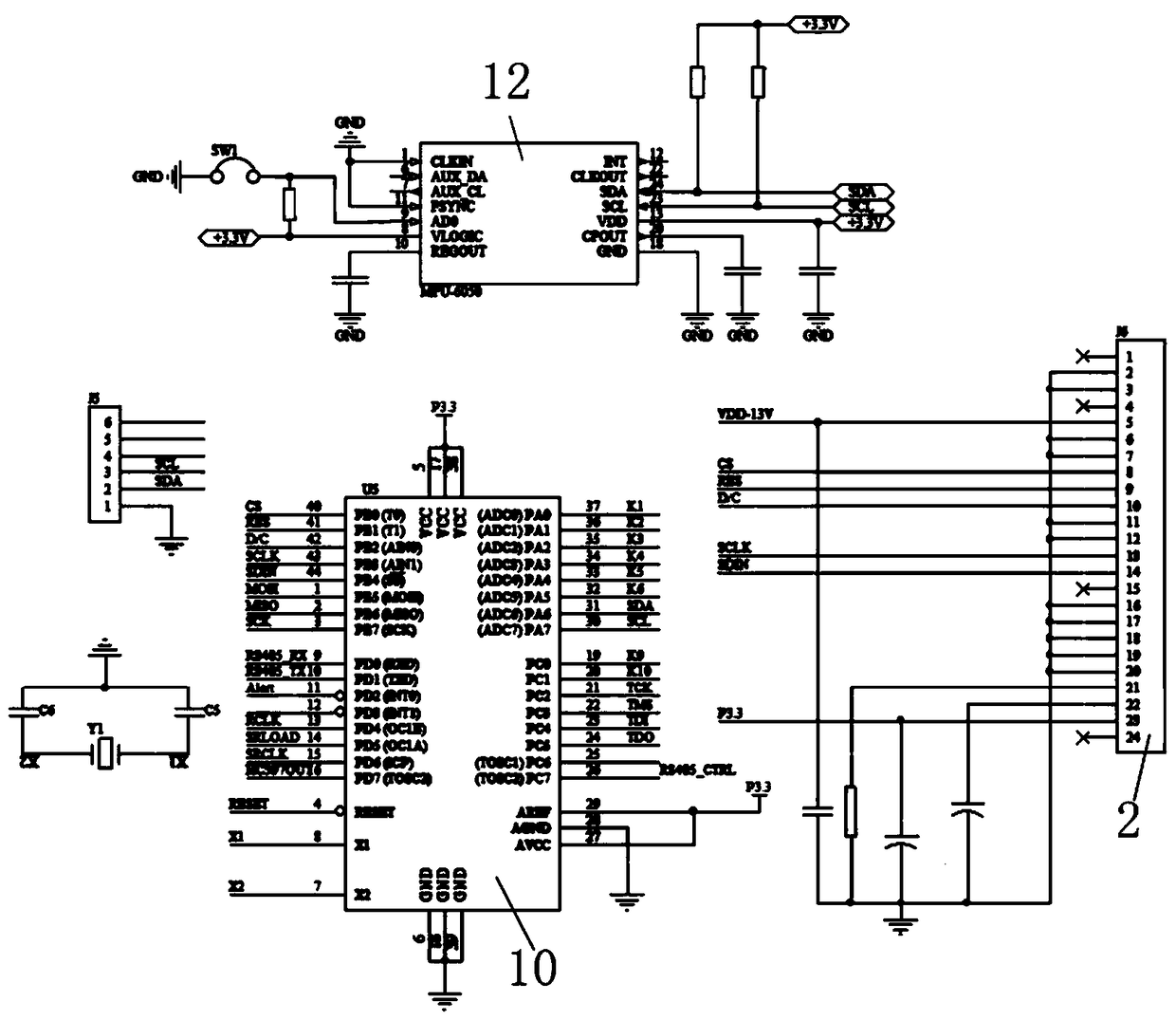 A svg system with display adjustment and drop protection and its method