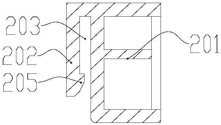 Self-tightening clamping connection structure and dish washer