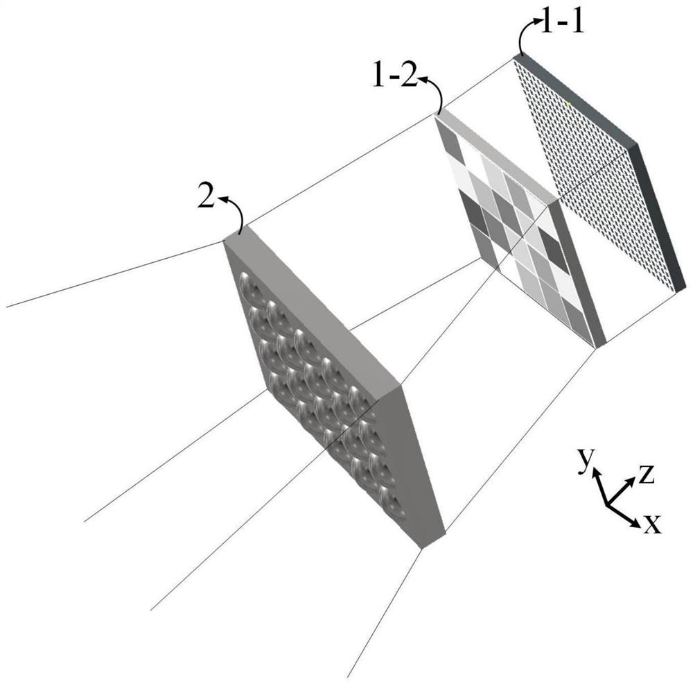 Snapshot type hyperspectral imaging chip structure based on spectrum modulation array