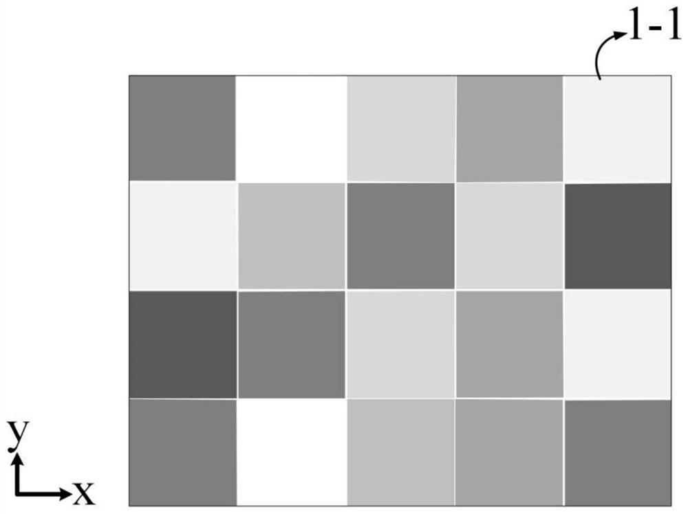 Snapshot type hyperspectral imaging chip structure based on spectrum modulation array