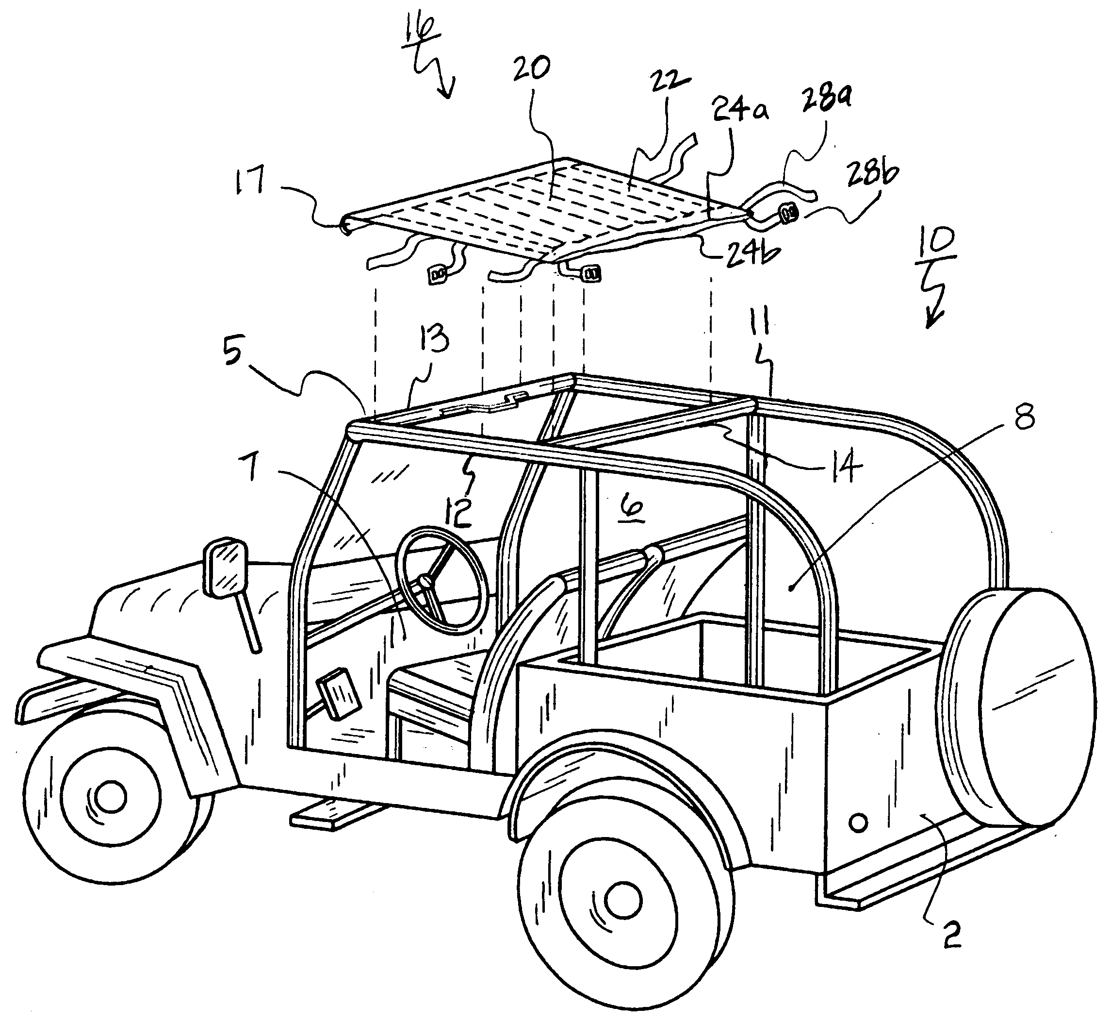 Durable soft-top vehicle cover