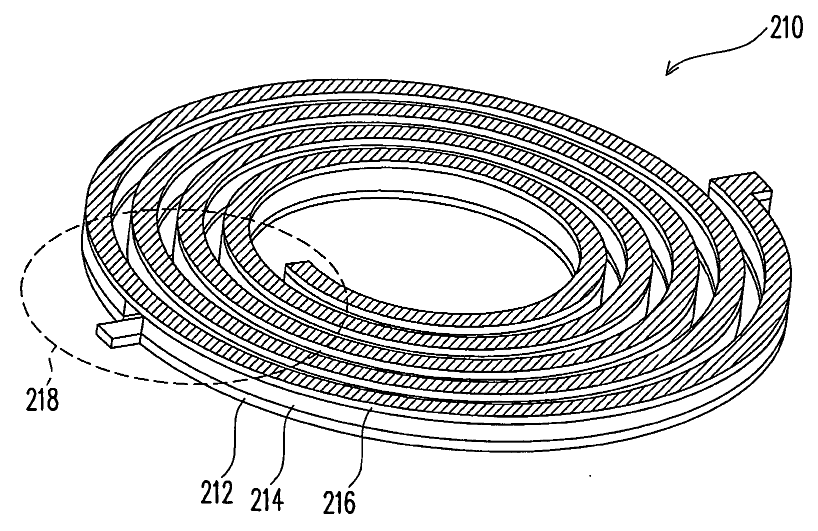 Planar-like inductor coupling structure