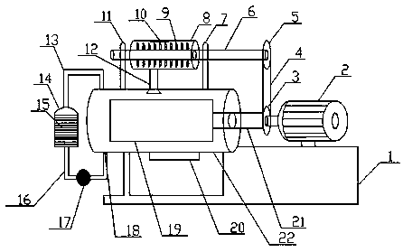 A waste aluminum alloy crushing, cleaning and recycling device