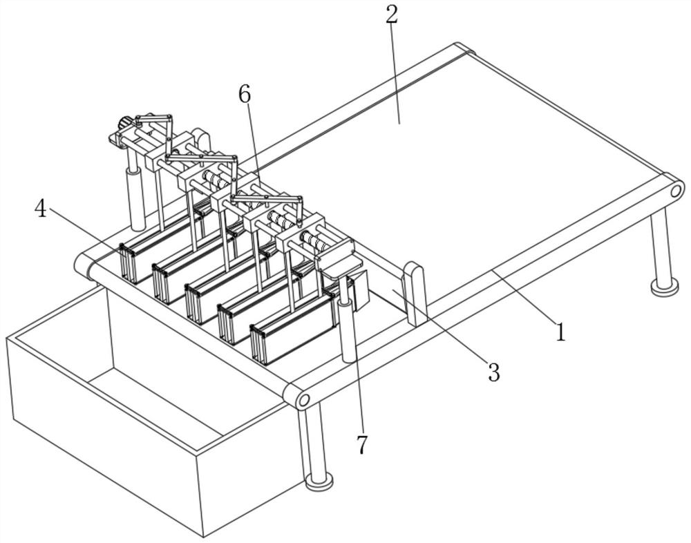 Automatic shaping and cutting device for rice cake machine