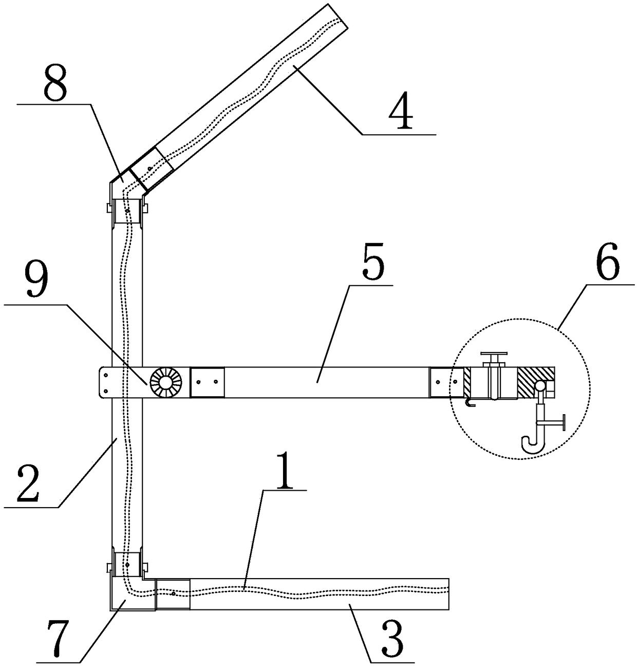 Load change drop fuse bypass drainage device