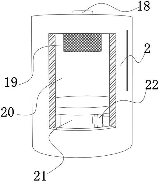 Inhalation medicine feeding device for asthma patients in pneumology department