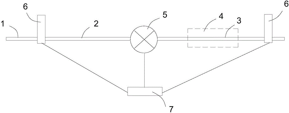 Spraying device used for mine