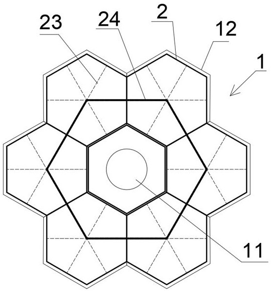 Split combined safe for storing common property or secret and unlocking method