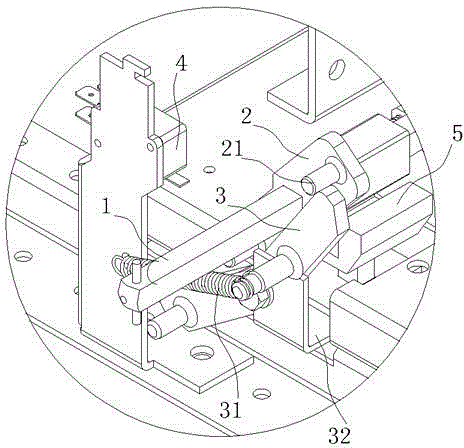 Rotation operation time difference signal trigger mechanism and isolating switch thereof