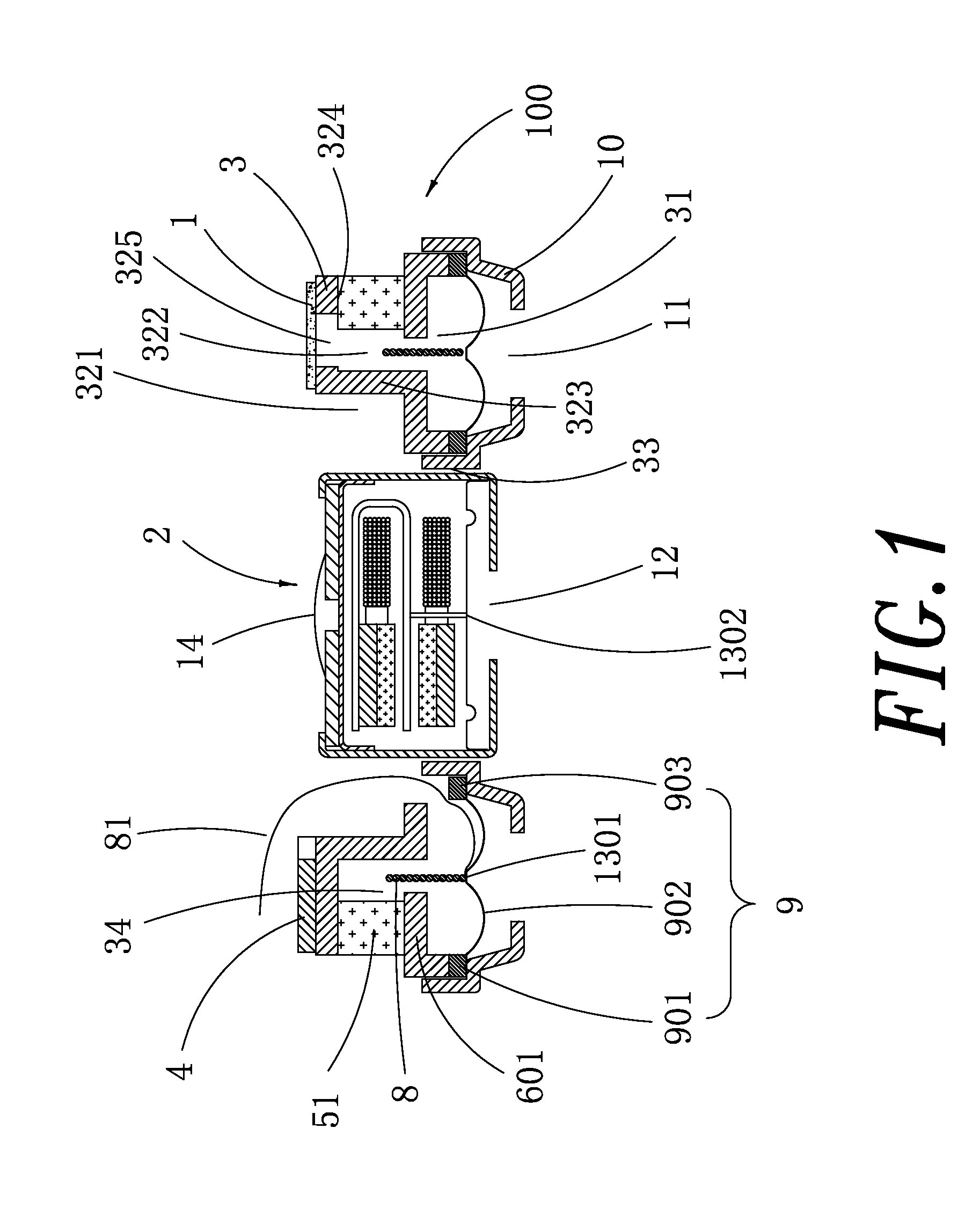 Coaxial audio speaker using single audio source