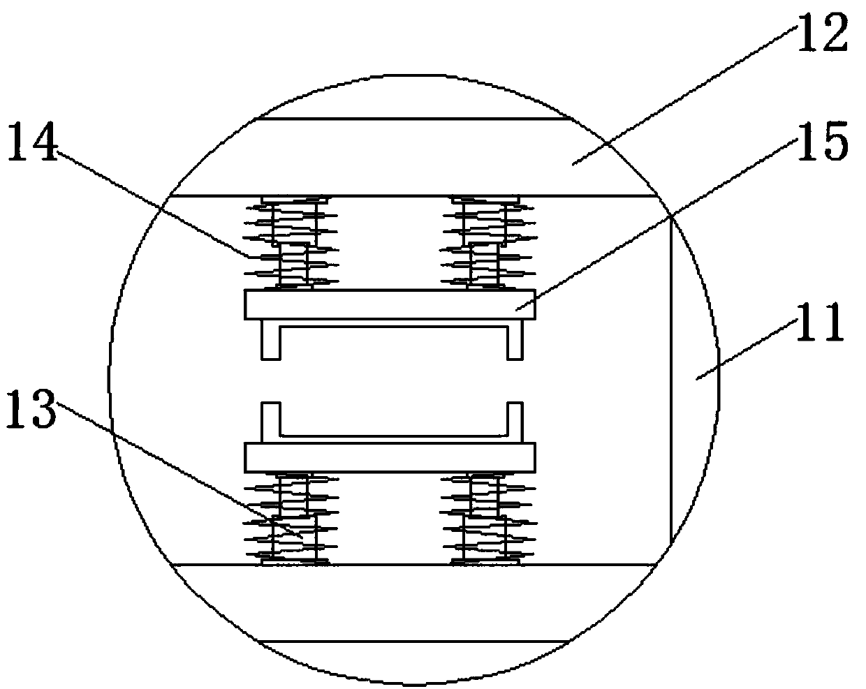 Multi-angle cleaning device based on ceramic fitting