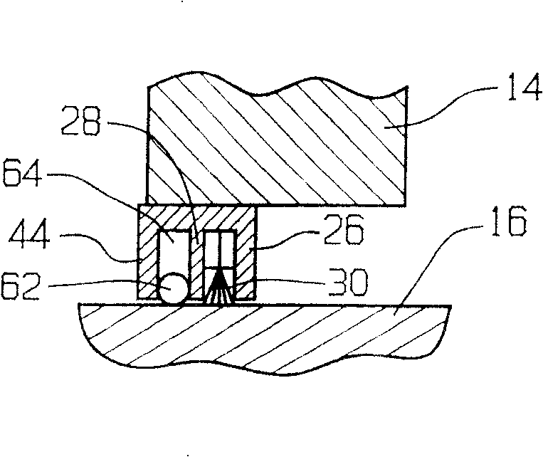 Shaft current control brush assembly with drainage