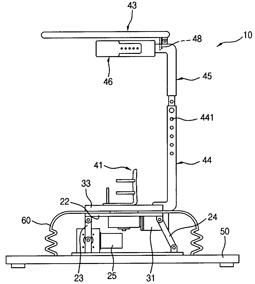 Computer-controlled training device for spine-stabilizing musculature