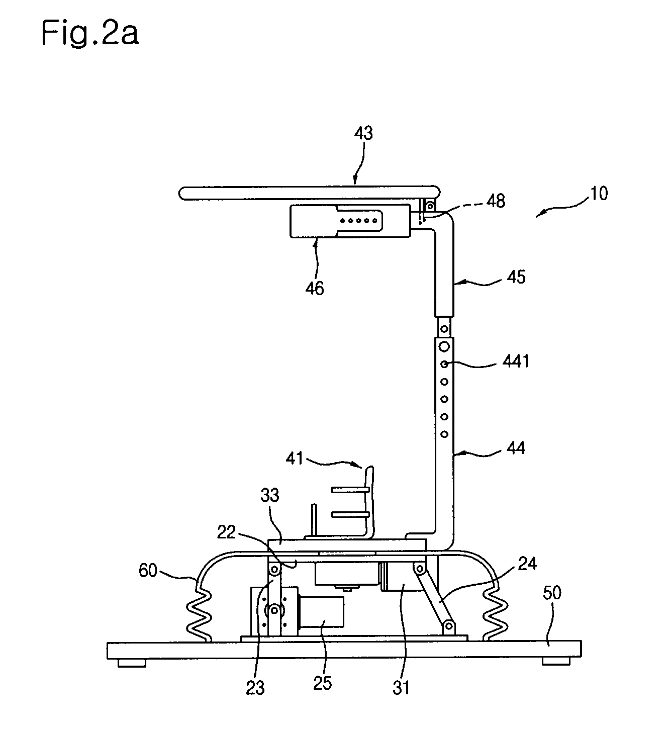 Computer-controlled training device for spine-stabilizing musculature