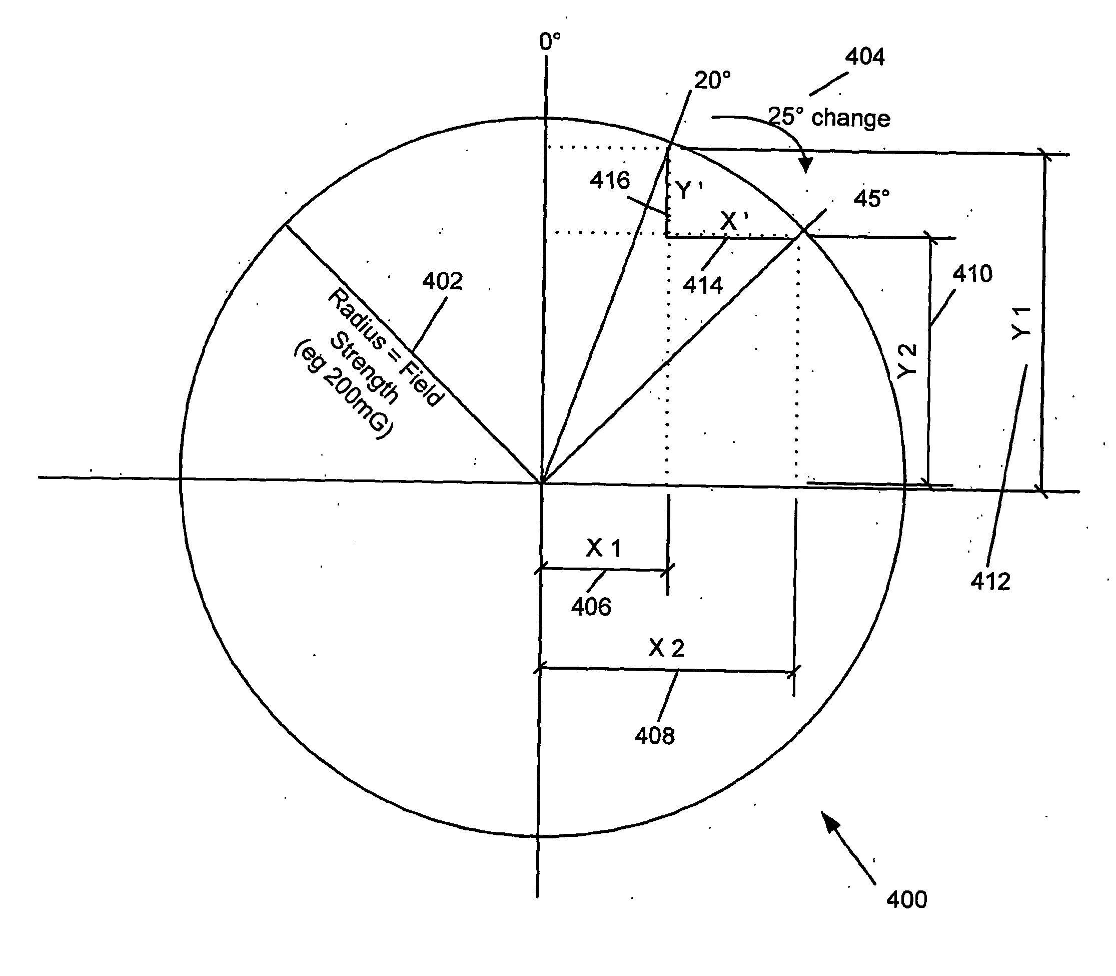 System and method for compensating for magnetic disturbance of a compass by a moveable vehicle accessory