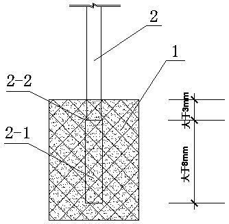 Tensile test manufacturing method of synthetic crude fibers in concrete