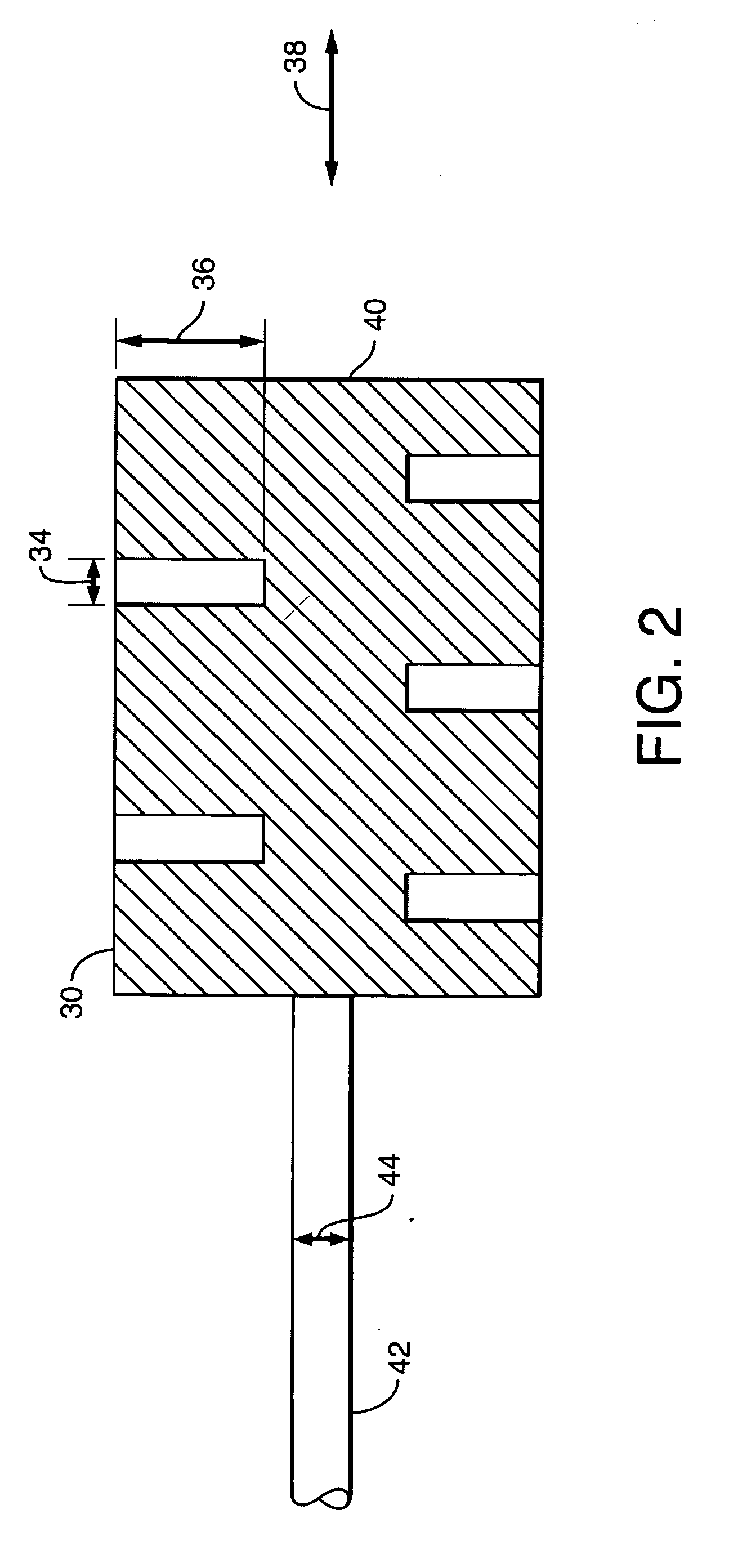 Slotted electrode for high intensity discharge lamp