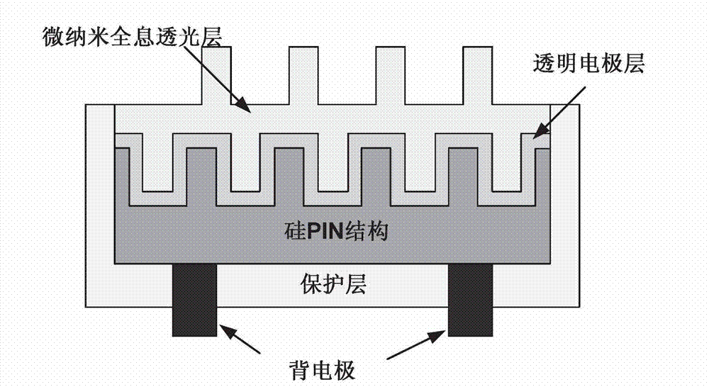 Holographic solar photovoltaic battery and manufacturing method thereof