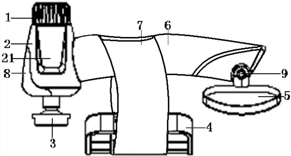 Femoral artery compression hemostasis device