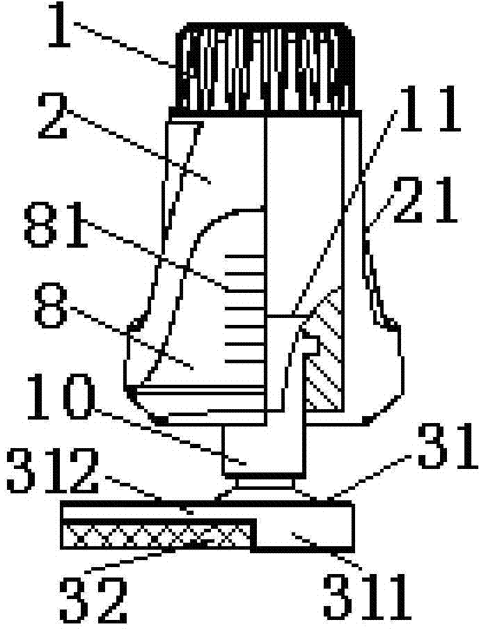 Femoral artery compression hemostasis device